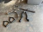 Lat pull pully pulley accessoires ( set 4 ), Sport en Fitness, Fitnessmaterialen, Gebruikt, Accessoires, Overige typen, Lat pull