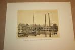 Antieke prent/foto Strokartonfabriek Dollard Nieuweschans !!, Ophalen of Verzenden, Voor 1940, Gebruikt