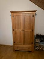 Massief Eiken Kledingkast, Huis en Inrichting, Ophalen, Gebruikt, 100 tot 150 cm, Eikenhout