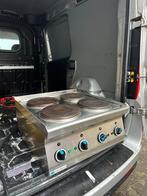 CaterTech elektrische kookplaat – 4-pits | Krachtstroom, Witgoed en Apparatuur, Kookplaten, Gebruikt, Vrijstaand, Elektrisch, 4 kookzones