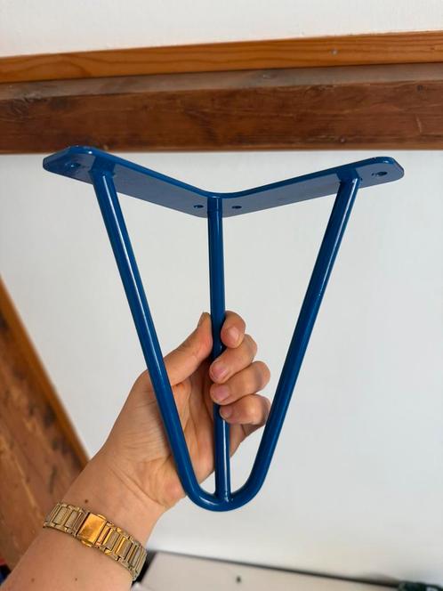 Hairpin legs - Meubel poten - 8x staal blauw - 20cm hoog, Huis en Inrichting, Kasten | Overige, Zo goed als nieuw, Ophalen of Verzenden