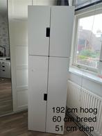Ikea stuva kast wit, met 2 planken en 2 roedes, 192 cm hoog, Huis en Inrichting, Kasten | Kledingkasten, Gebruikt, 150 tot 200 cm