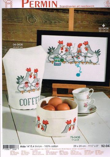 Cado permin borduurpakket kippenpraatje (wand) 92-0436 beschikbaar voor biedingen