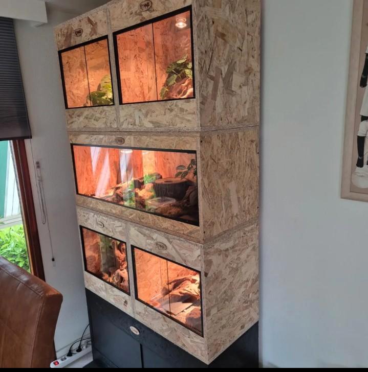 Osb3 terrarium RepHouSZ. Ook maatwerk, Dieren en Toebehoren, Reptielen en Amfibieën | Toebehoren, Nieuw, Terrarium of Paludarium