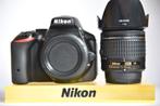Nikon D5500 body en AF-P 18-55mm standaardlens | Cameraset, Audio, Tv en Foto, Fotocamera's Digitaal, Spiegelreflex, 4 t/m 7 keer