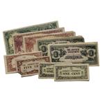 WWII Set Occupation Money Japanese Government, Ophalen of Verzenden, Landmacht, Amerika, Embleem of Badge
