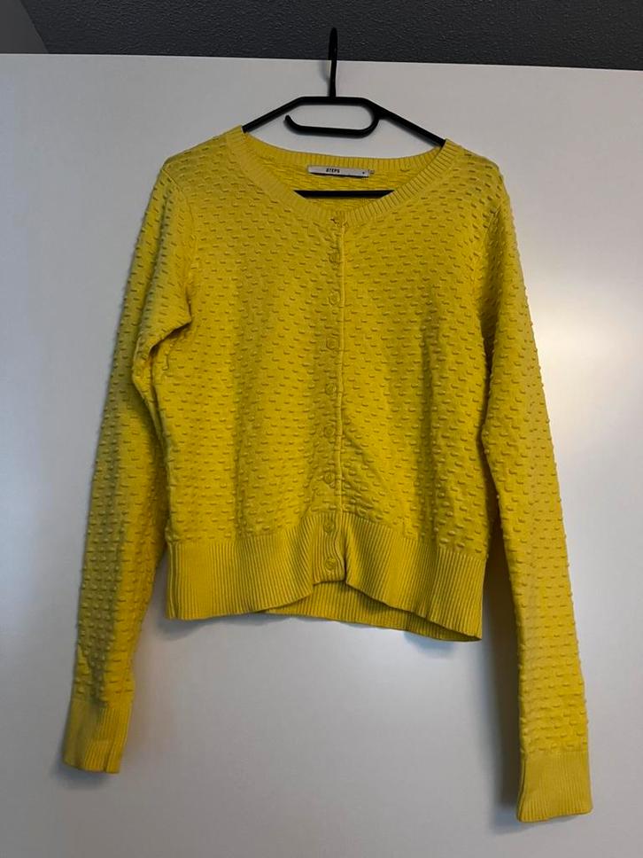 Mooie gele vest van Steps maat M!, Kleding | Dames, Truien en Vesten, Zo goed als nieuw, Maat 38/40 (M), Geel, Ophalen of Verzenden
