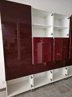 Ikea Besta deurtjes fronten in bordeauxrood, Huis en Inrichting, Kasten | Kledingkasten, Ophalen, Overige materialen, Minder dan 50 cm