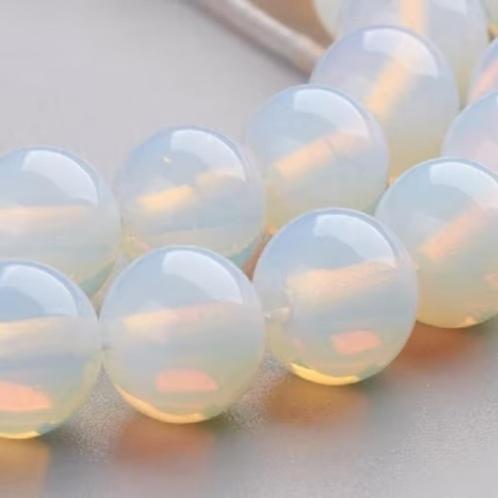 Streng Opaliet kralen 8 mm met "flash", Hobby en Vrije tijd, Kralen en Sieraden maken, Nieuw, Kraal, Ophalen