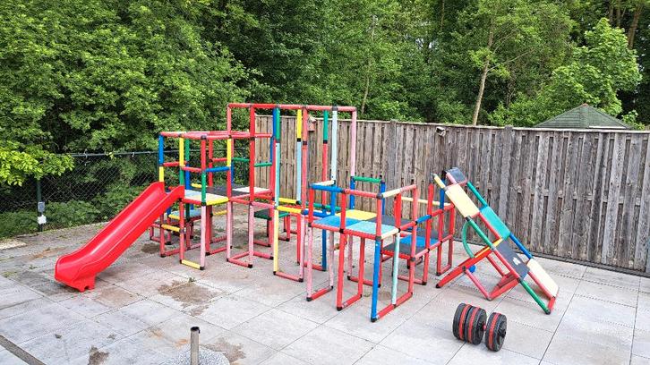 Quadro klimrek klimtoestel speeltoestel met glijbaan, Kinderen en Baby's, Speelgoed | Buiten | Speeltoestellen, Glijbaan, Overige typen