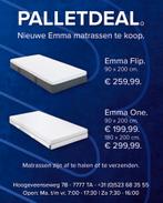 ️ PALLETDEAL ️ Nieuwe Emma Matras - Comfortabel Slapen!, 90 cm, Eenpersoons, Nieuw, Ophalen of Verzenden