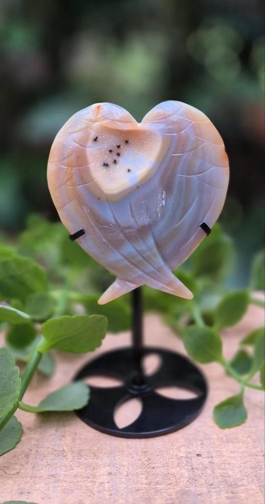 Agaat engelen vleugels, Verzamelen, Mineralen en Fossielen, Verzenden