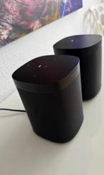 Sonos One Zwart x2, Audio, Tv en Foto, Luidsprekers, Ophalen of Verzenden, Zo goed als nieuw, Sonos, Minder dan 60 watt