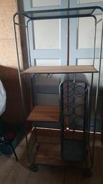 Stijlvolle Drankenkar / Trolley - Hout & Metaal, Ophalen, Gebruikt