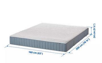 Ikea Brimnes bed met Valevag matras - afbeelding 8