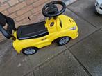 Gele Loopauto met Duwstang, Ophalen, Zo goed als nieuw, Loopvoertuig