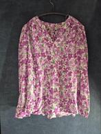 fleurige bloemen blouse, maat 42 *18*, Ophalen of Verzenden, Zo goed als nieuw, Maat 42/44 (L), Roze