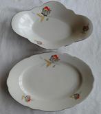 Meissen creme schaaltjes rode gele tulp magnolia zilveren, Antiek en Kunst, Antiek | Servies los, Ophalen of Verzenden