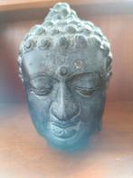 Bronzen Indonesisch Boeddha hoofd (brons), Ophalen of Verzenden, Zo goed als nieuw