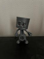 3D Geprint zuiger Poppetje  – Unieke Bureau Decoratie, Ophalen of Verzenden, Zo goed als nieuw, Overige materialen, Minder dan 25 cm