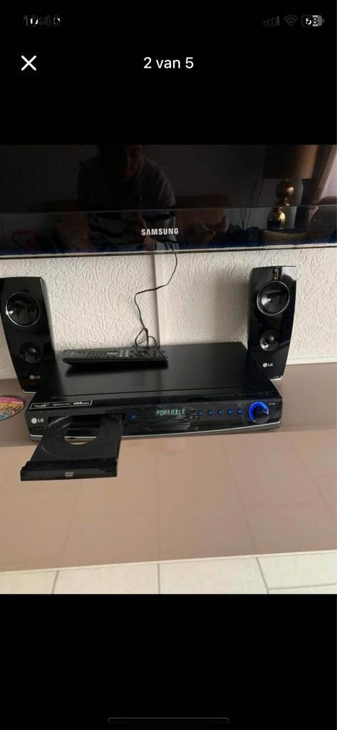 LG home cinema set 2.1 BLU-RAY dvd speler met optische sound, Audio, Tv en Foto, Home Cinema-sets, Zo goed als nieuw, Blu-ray-speler