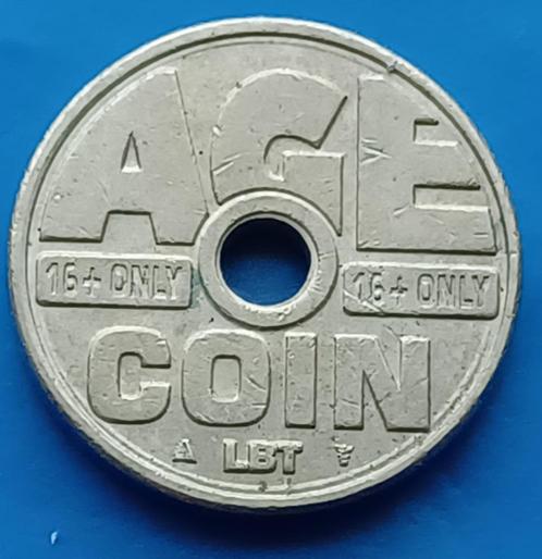 Age Coin LBT - Sigaretten Vending Token, Postzegels en Munten, Penningen en Medailles, Overige materialen, Nederland, Verzenden