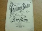 JENO HUV=BAY -HULLÁMZÓ BALATON - VIOOL EN PIANO, Gebruikt, Klassiek, Ophalen of Verzenden, Viool of Altviool