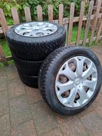 4 Stalen velgen 16 inch met wieldoppen ford focus, t.e.a.b., Ophalen, Gebruikt