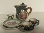 miniatuur theeset Reutter porselein, Verzamelen, Ophalen of Verzenden, Zo goed als nieuw, Poppenhuis