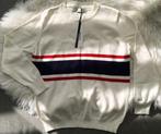 Gebreide Knit Trui Sweater Wit Strepen Dames Kleding, Verzenden, Maat 36 (S)