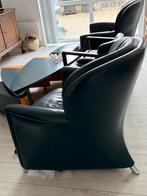 Leolux Excaliber fauteuils, hocker en salontafel - Setprijs, Huis en Inrichting, Fauteuils, Ophalen, Gebruikt, Leer, 75 tot 100 cm