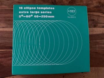 Linex professionele grote ellipsen sjabloon template set beschikbaar voor biedingen