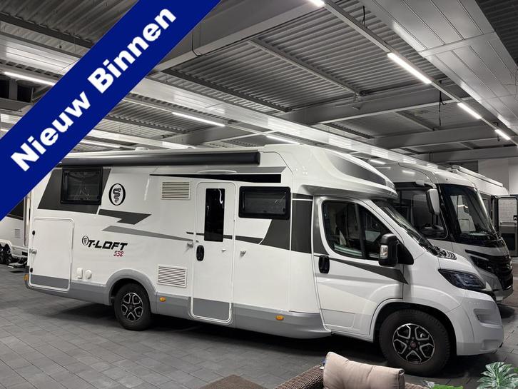 Elnagh Loft 532 9-traps Automaat lengte bedden Face 2 Face, Caravans en Kamperen, Campers, tot en met 4, Half-integraal, Overige merken