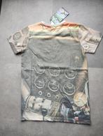 t-shirt mt 164, opdruk auto/stuur   nieuw, Verzenden, Nieuw, Jongen, Shirt of Longsleeve