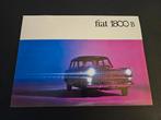 Brochure Fiat 1800 B, Ophalen of Verzenden, Zo goed als nieuw, Overige merken
