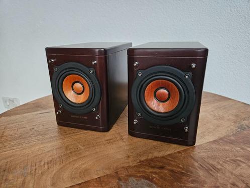 JVC Woodcone luidsprekers SP-EXAK1, Audio, Tv en Foto, Luidsprekers, Gebruikt, Front, Rear of Stereo speakers, Minder dan 60 watt