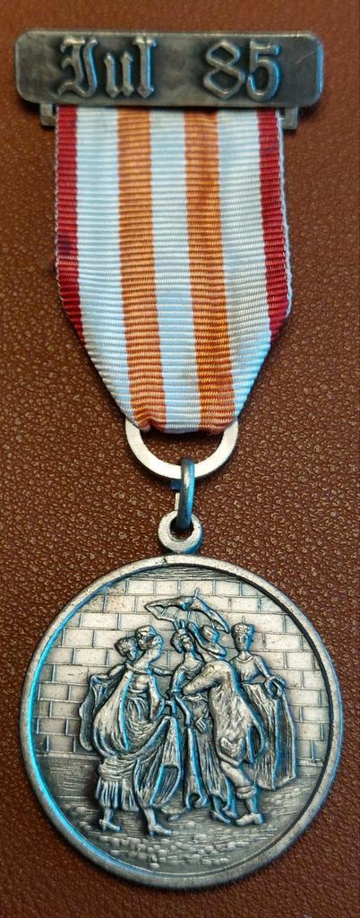 Medaille Jul Julmotionstur Eodslaw, Postzegels en Munten, Penningen en Medailles, Overige materialen, Ophalen of Verzenden