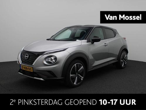 Nissan Juke 1.6 Hybrid N-Design 143PK | Automaat | Navigatie, Auto's, Nissan, Bedrijf, Te koop, Juke, ABS, Achteruitrijcamera