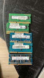 Ram geheugen 4gb.  7stuks, Computers en Software, RAM geheugen, Gebruikt, 4 GB, Ophalen of Verzenden, Laptop