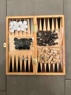 Backgammon en schaak Bordspel, Hobby en Vrije tijd, Gezelschapsspellen | Bordspellen, Een of twee spelers, Ophalen of Verzenden