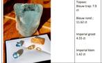 Diverse topazen - Blauw en Imperial, Ophalen of Verzenden, Zo goed als nieuw