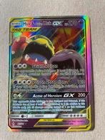Muk & Alolan Muk GX Tag Team Pokémon kaart, Ophalen of Verzenden, Zo goed als nieuw, Losse kaart, Foil