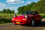 Mazda MX-5 uit 1991 | ERG LAGE KM | ROESTVRIJ | TOPSTAAT, Auto's, Zwart, 4 cilinders, Cabriolet, 1600 cc