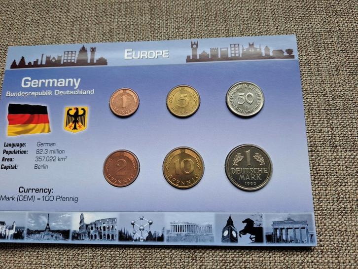 Muntset Duitsland mark UNC, Postzegels en Munten, Munten | Europa | Niet-Euromunten, Setje, Duitsland, Ophalen of Verzenden