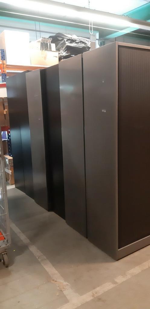 Stalen /schuifdeuren/ archief/ kasten, Huis en Inrichting, Kasten | Roldeurkasten en Archiefkasten, Gebruikt, 25 tot 50 cm, Met slot