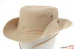 Australische bush hoed met drukknopen beige katoen 58 t/m 60, Ophalen of Verzenden, Nieuw, 58 of 59 cm (L, 7¼ of ⅜ inch), Hoed