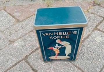 Vintage blik van nelle koffie  beschikbaar voor biedingen