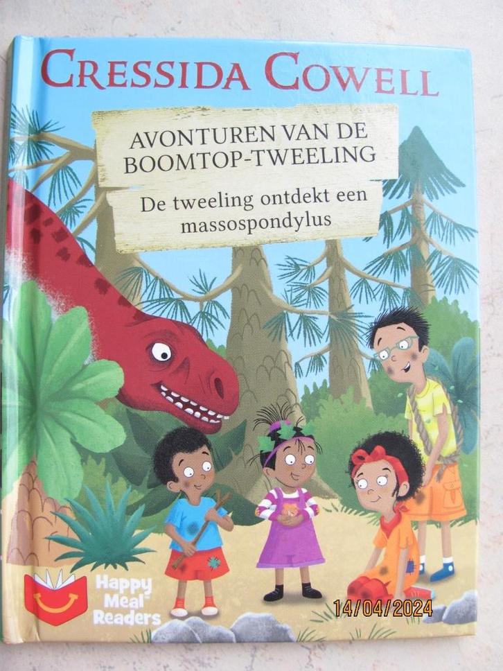 Boek BOOMTOP TWEELING Massospondylus Dino's C COWELL 3 IZGS, Boeken, Kinderboeken | Jeugd | onder 10 jaar, Gelezen, Fictie algemeen