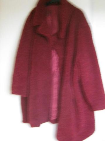 Bordeaux rood jas boucle gevoerd Yours  beschikbaar voor biedingen