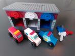 Houten garage met autos en sleutels van Melissa & Doug, Overige typen, Gebruikt, Ophalen of Verzenden